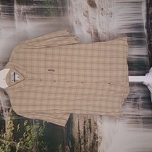 Columbia Sportswear Mens Large short sleeve casual button collar striped Shirt